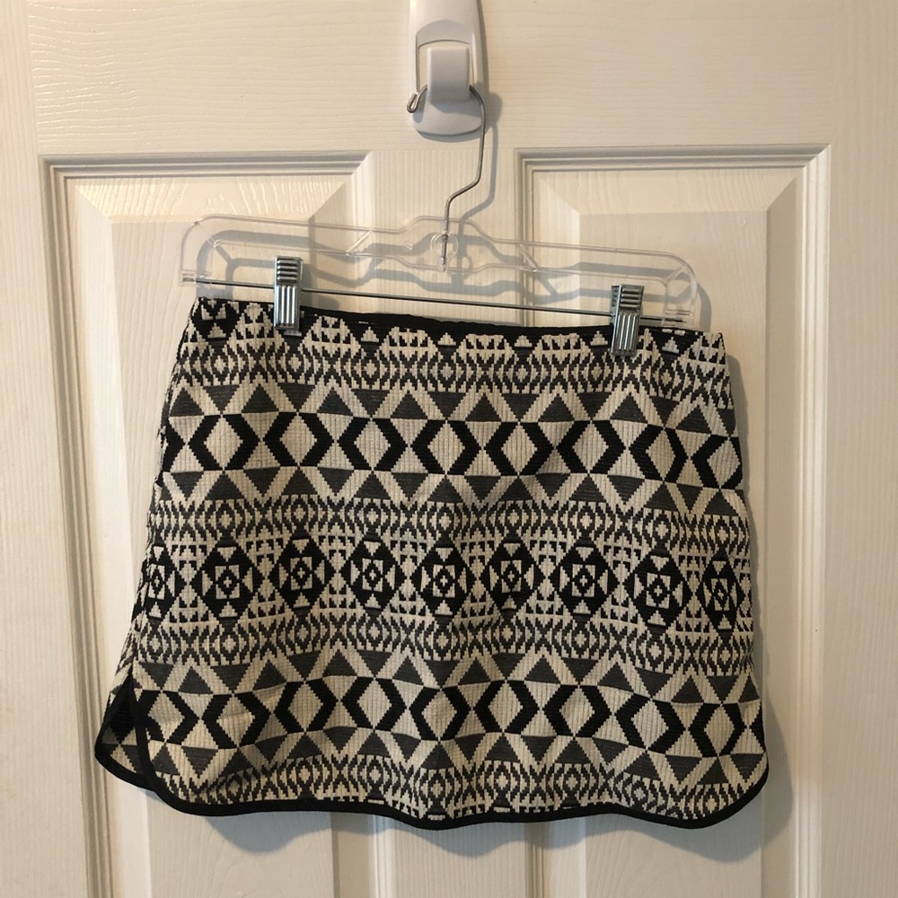 Topshop Geometric Skirt